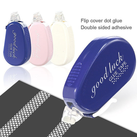 Mini Portable Dot Roller Glue, Diamond Shape Dot Glue for Office & School