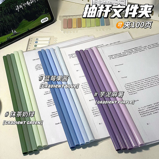 A4 Slide Binder Folders, Clear Report Covers