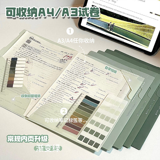 A4 PP Waterproof Folder, Office DocuA4 PP Waterproof Folder, Upgraded Corner Guard for Durabilityment Storage