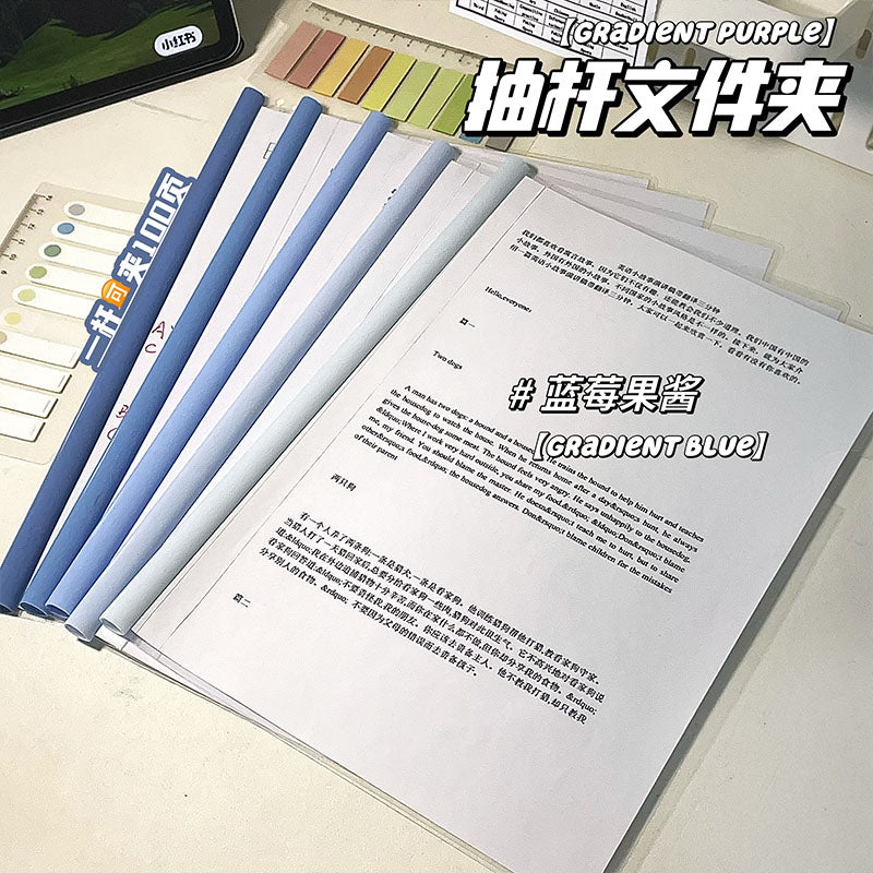 A4 Slide Binder Folders, Clear Report Covers