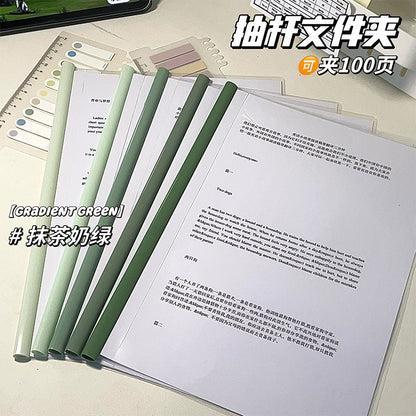 A4 Slide Binder Folders, Clear Report Covers