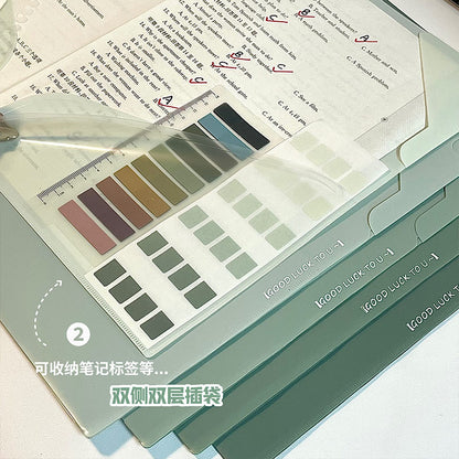 A4 PP Waterproof Folder, Office DocuA4 PP Waterproof Folder, Upgraded Corner Guard for Durabilityment Storage