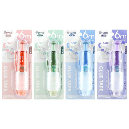 Refillable Portable Dot Glue with Diamond Pattern Outlet, Strong Adhesive Craft Glue