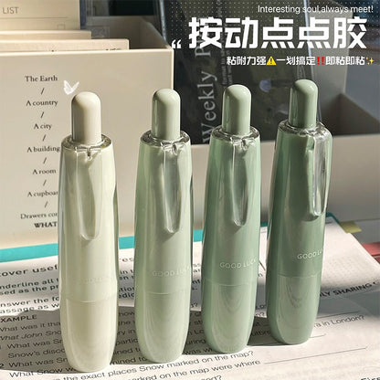 Gradient Click Refillable Dot Glue Pen, Portable Diamond Pattern Dot Glue