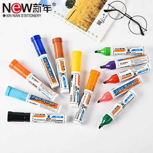 12 Colors POP Markers 6mm/12mm/20mm/30mm Advertising & Graffiti Pens