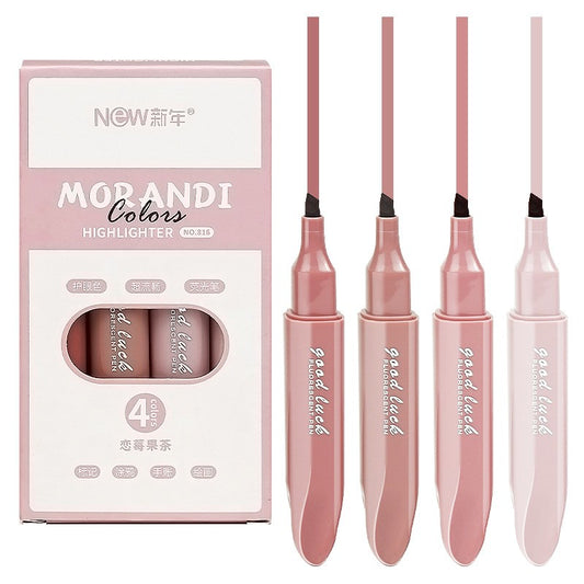 12 Colors Gradient Highlighters Water-Based Eco-Friendly Ink | Wholesale for Marker Buyers