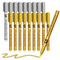 Gold & Silver Single Tip Metallic Highlighter Markers