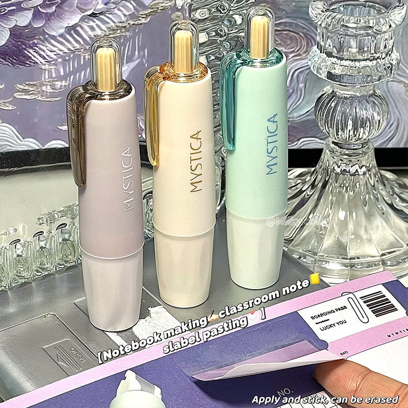 Portable Refillable Click Design Dot Glue, Diamond Shape Adhesive Roller for Crafts