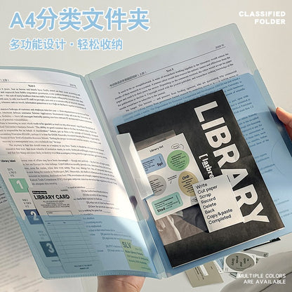 A4 PP Waterproof Folder, Upgraded Corner Guard for Durability